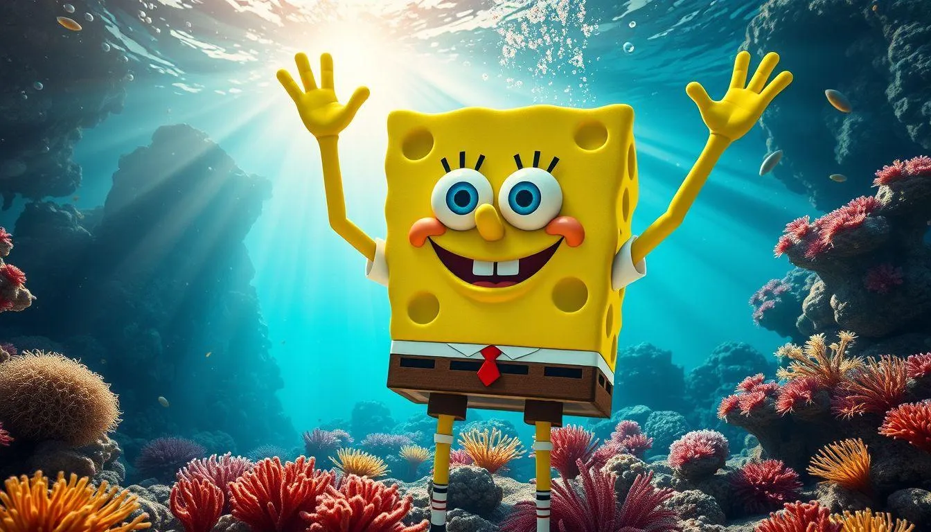 Koleksi Kata-Kata SpongeBob Keren dari Karakter Utama (c) Ilustrasi AI