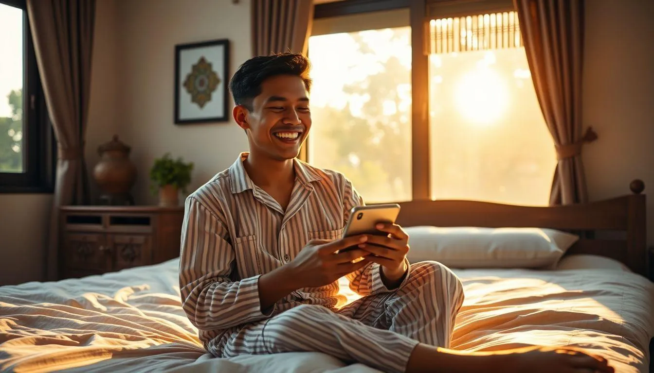 Manfaat Kata-Kata Subuh Lucu untuk Kesehatan Mental (c) Ilustrasi AI