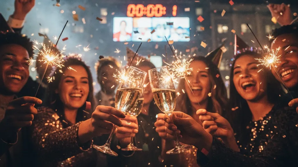 Cara Membuat Kata-kata Tahun Baru Lucu yang Efektif (c) Ilustrasi AI