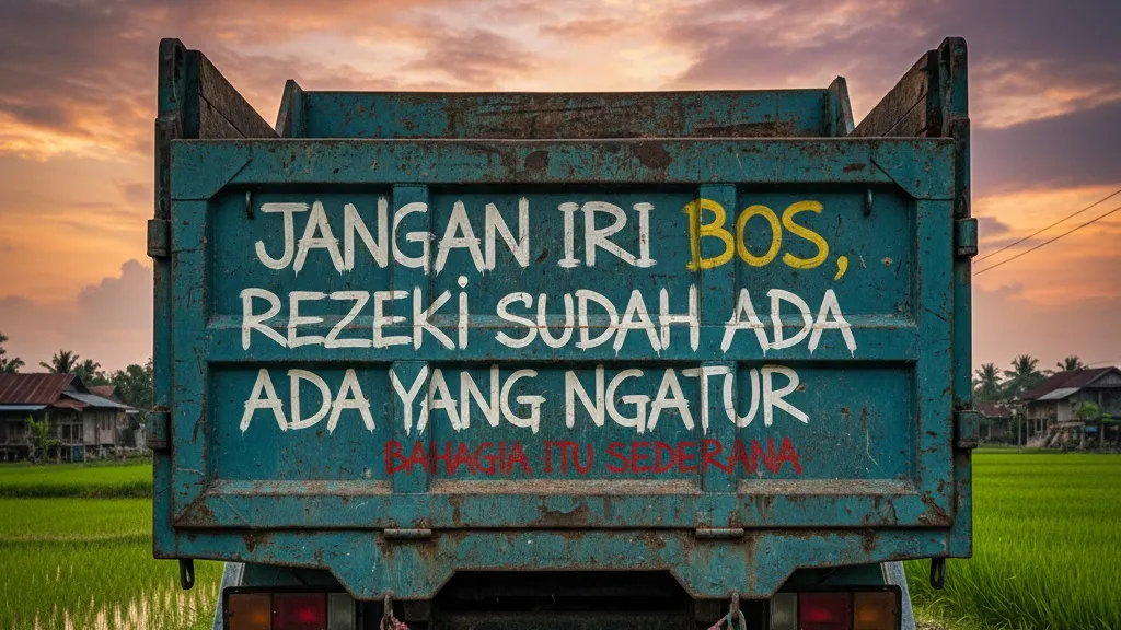 Pengertian dan Makna Kata-Kata Truk Lucu (c) Ilustrasi AI