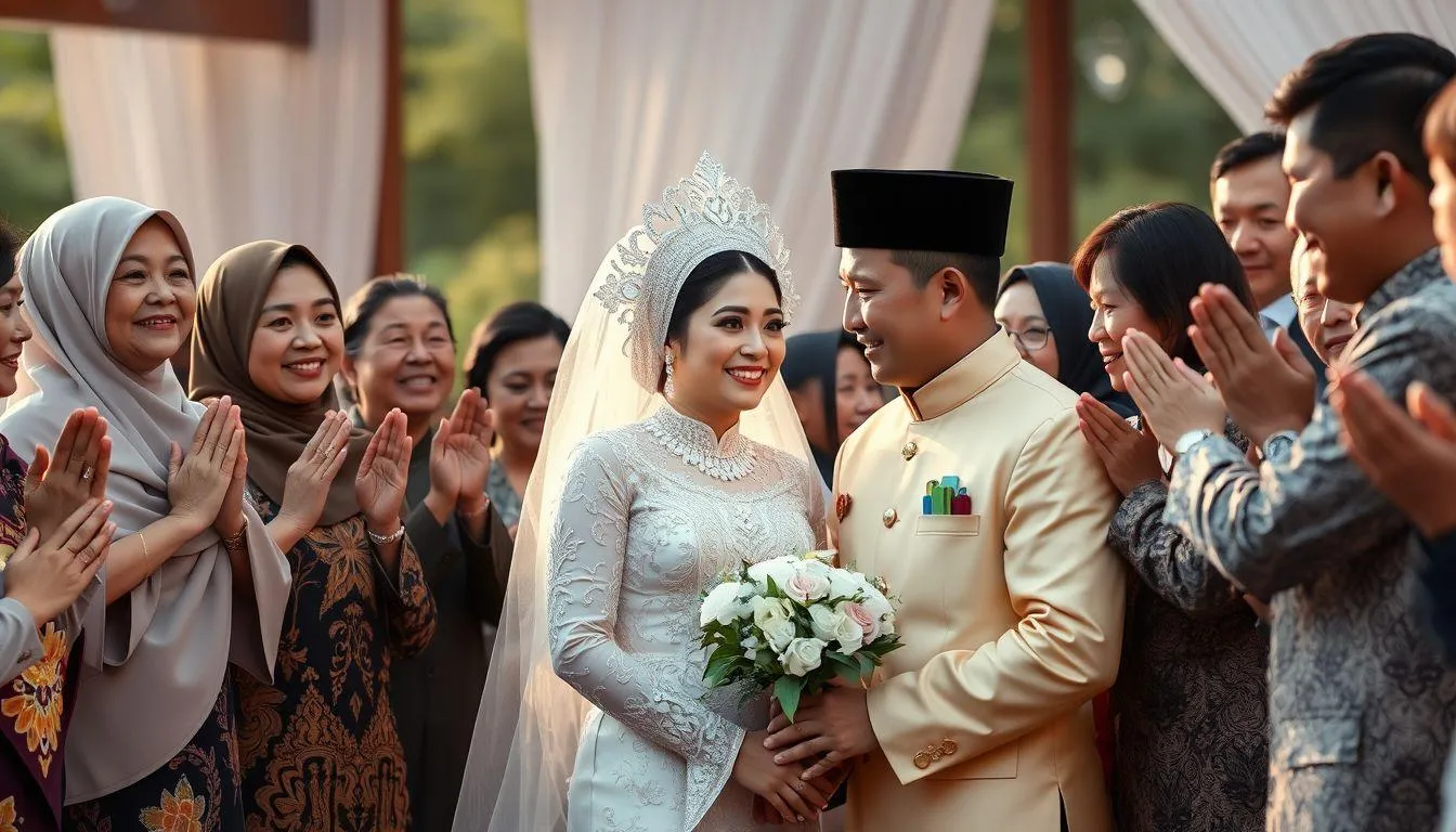 Contoh Ucapan Pernikahan Berdasarkan Situasi (c) Ilustrasi AI