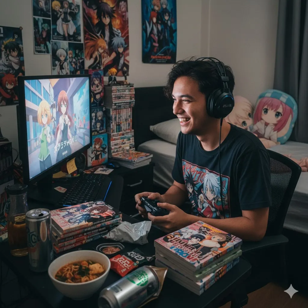 Tips Menggunakan Kata-Kata Wibu Keren dalam Kehidupan Sehari-hari (c) Ilustrasi AI