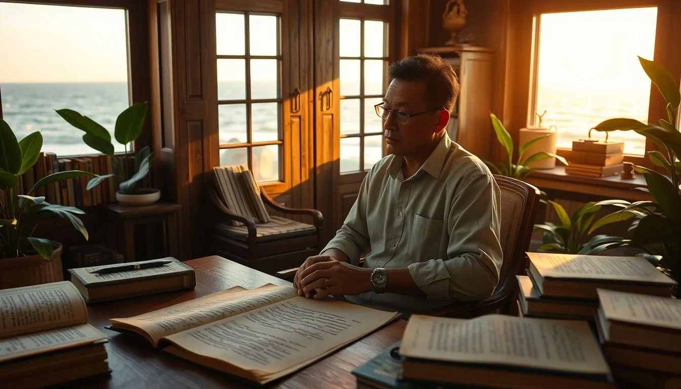 Penggunaan Kata Keren Awalan O dalam Karya Sastra (c) Ilustrasi AI