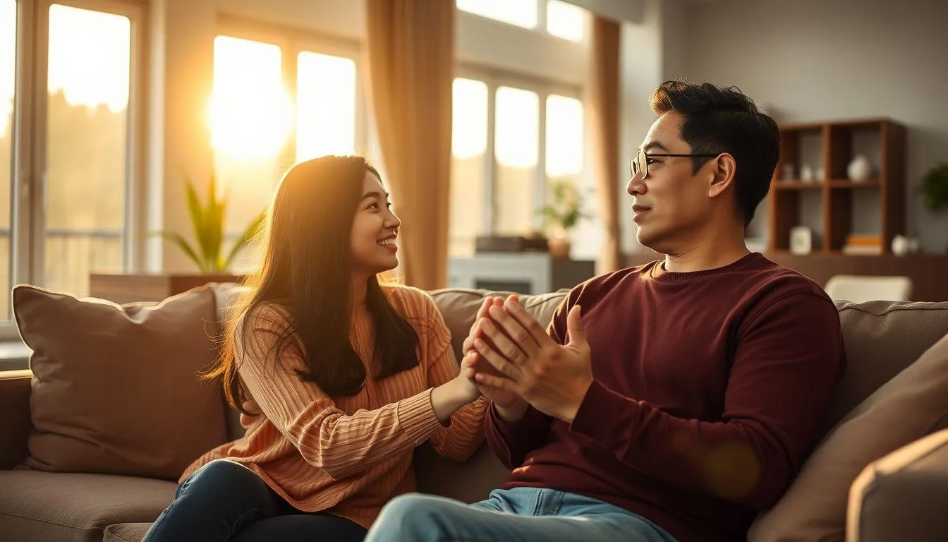 Tips Menyampaikan Kata Mutiara kepada Suami (c) Ilustrasi AI