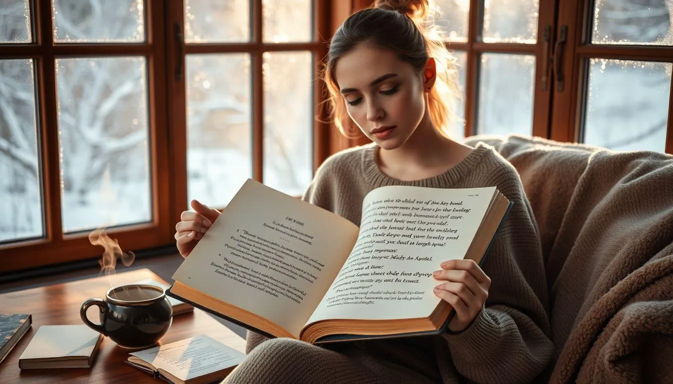 Manfaat Membaca Kata Mutiara Bulan Desember (c) Ilustrasi AI