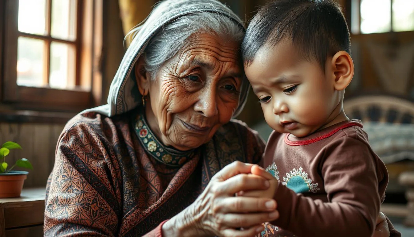 Kata Mutiara Cucu Pertama dari Nenek (c) Ilustrasi AI