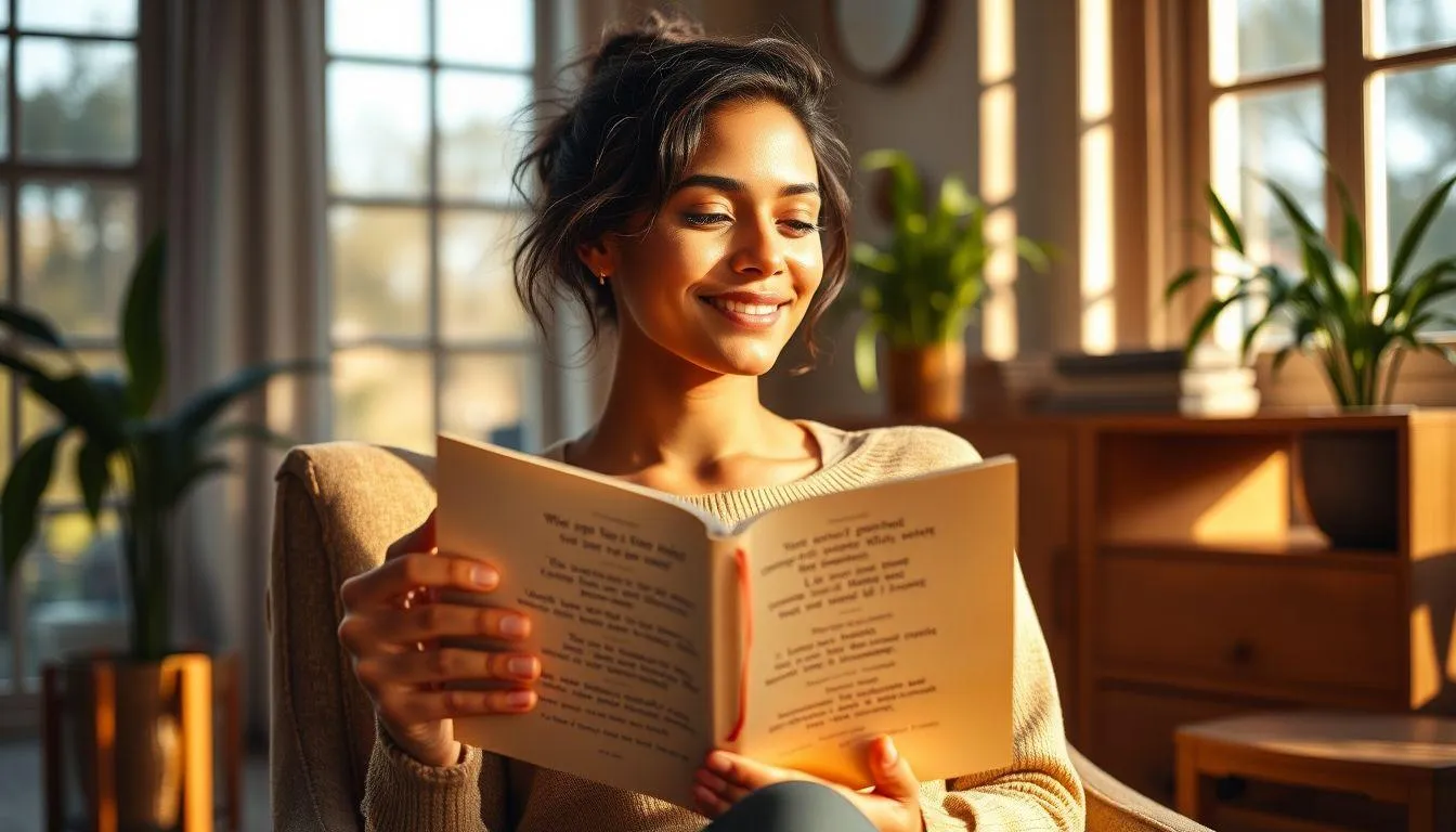 Manfaat Membaca dan Merenungkan Kata Mutiara Hidup Bahagia (c) Ilustrasi AI