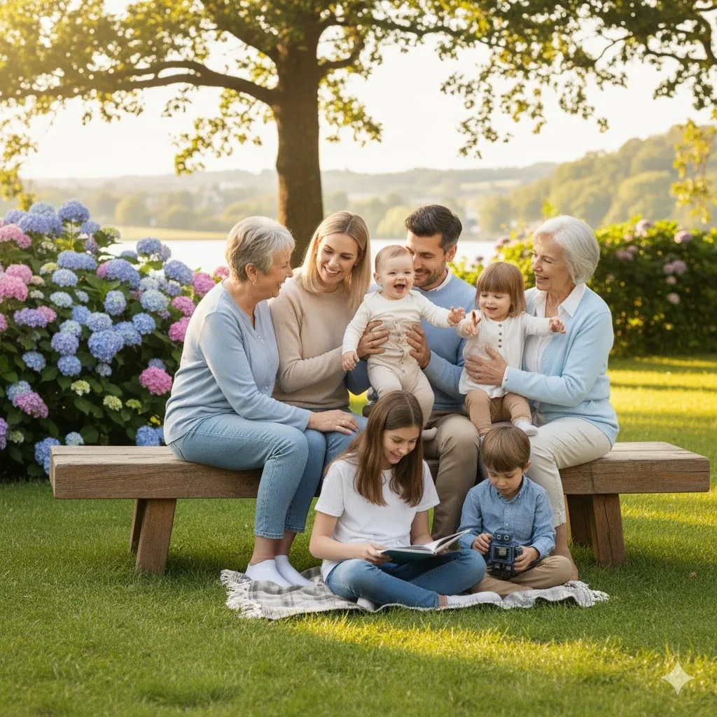 Keluarga sebagai Sumber Kekuatan dan Dukungan  (c) Ilustrasi AI