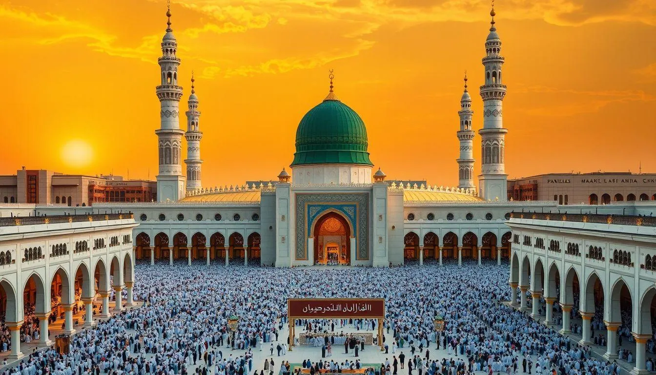 Keutamaan dan Keberkahan Masjid Nabawi (c) Ilustrasi AI