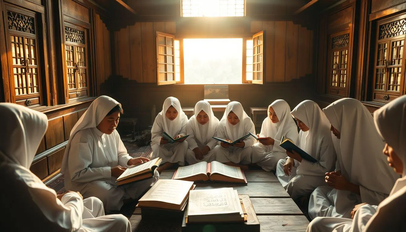 Tema-Tema Utama dalam Kata Mutiara Santri (c) Ilustrasi AI