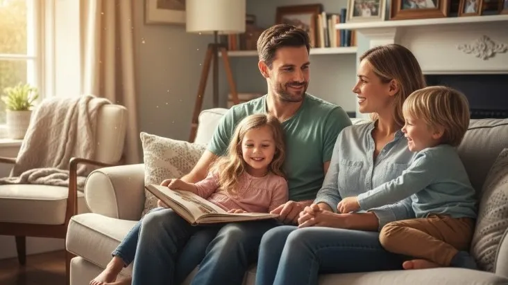 Membangun Keluarga yang Bahagia (c) Ilustrasi AI