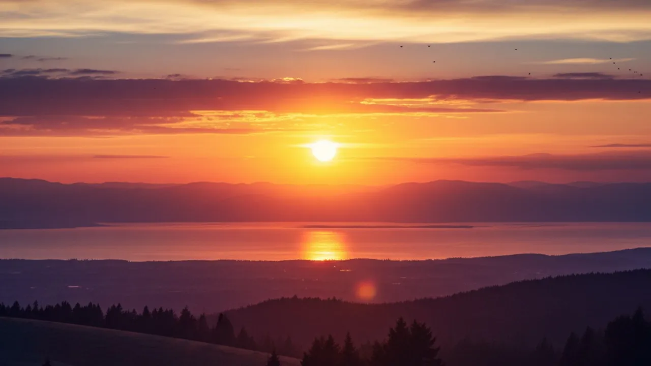 Pengertian dan Makna Kata Mutiara Sunset (c) Ilustrasi AI