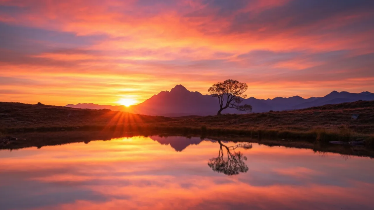 Jenis-Jenis Kata Mutiara Sunset Berdasarkan Tema (c) Ilustrasi AI