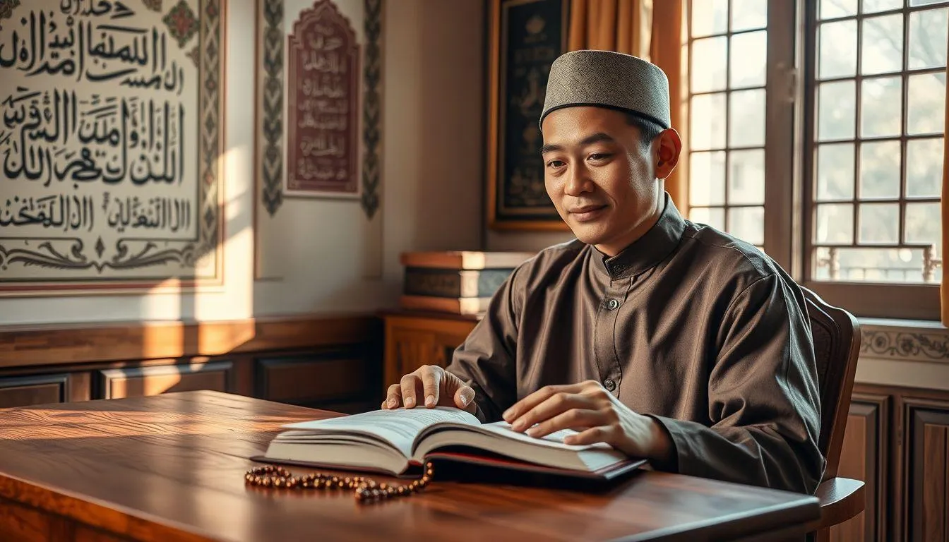 Penerapan Adab dalam Kehidupan Sehari-hari (c) Ilustrasi AI