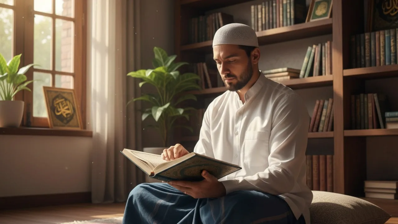 Kumpulan Kata Mutiara Inspiratif tentang Membaca Al-Quran (c) Ilustrasi AI