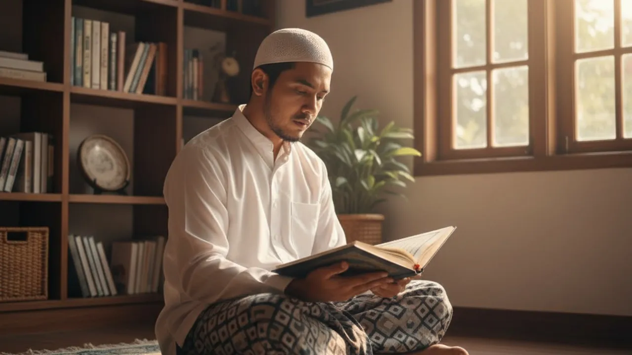 Motivasi untuk Konsisten Membaca Al-Quran (c) Ilustrasi AI