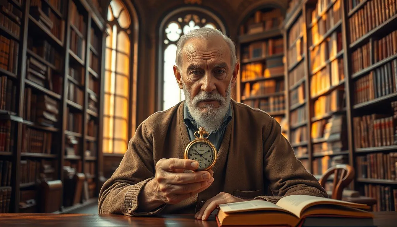 Inspirasi dari Tokoh Terkenal tentang Waktu (c) Ilustrasi AI