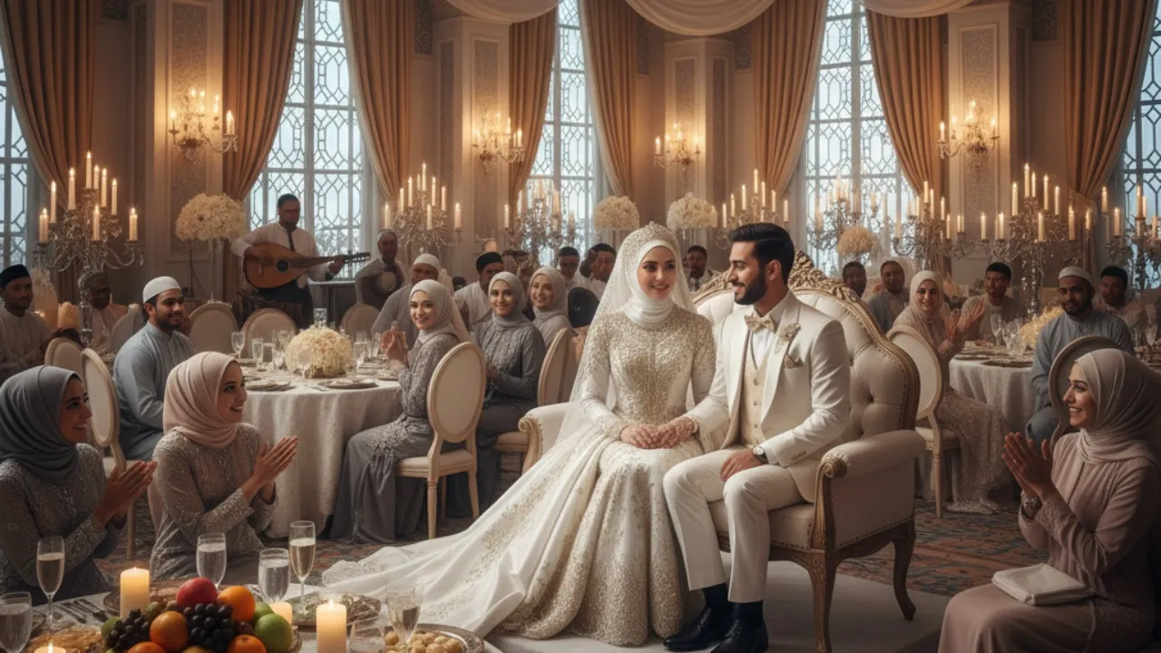 Kata Mutiara Ucapan Pernikahan Islami Terbaik (c) Ilustrasi AI