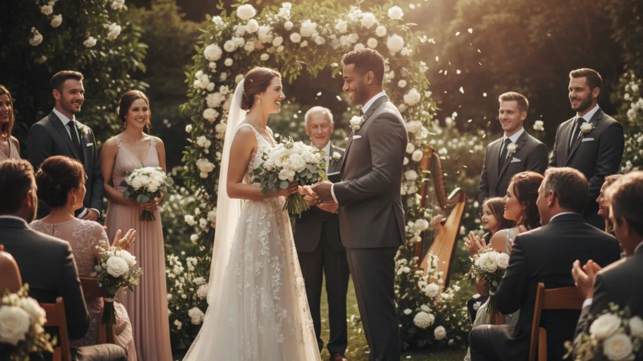 Tips Menyampaikan Kata Mutiara Ucapan Pernikahan (c) Ilustrasi AI