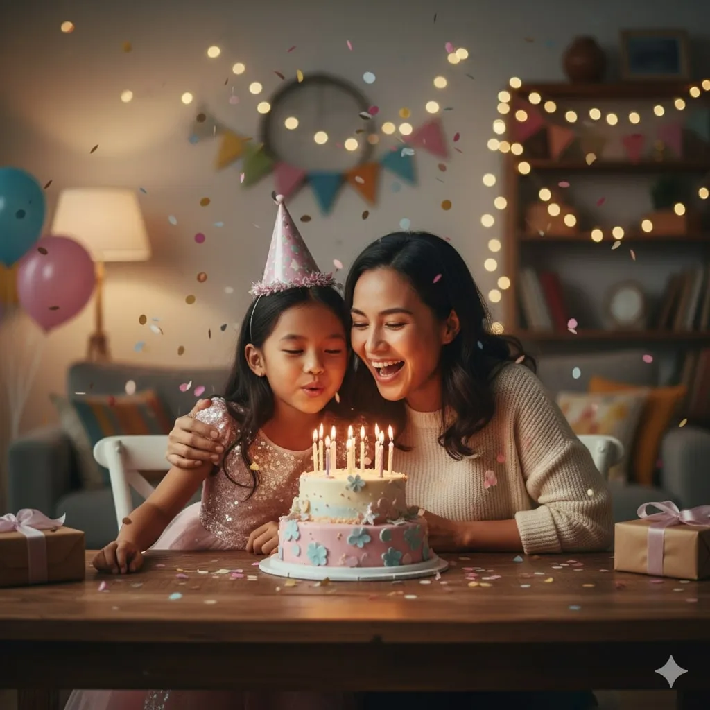 Pengertian dan Makna Kata Mutiara Ulang Tahun Anak Perempuan (c) Ilustrasi AI