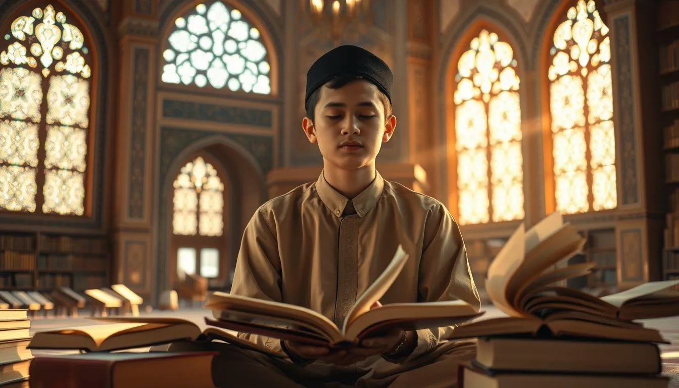 Kata Mutiara Islami untuk Anak Juara Kelas (c) Ilustrasi AI