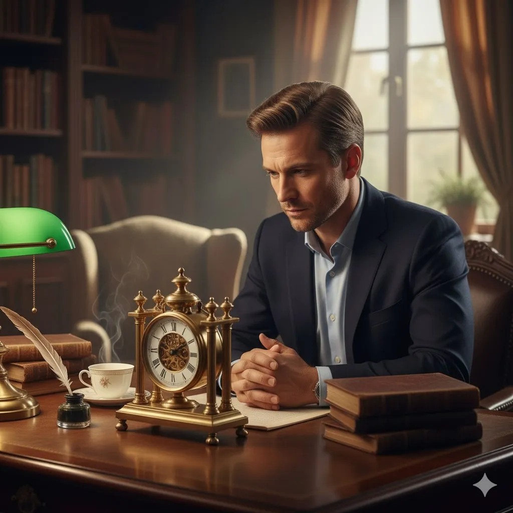 Manfaat Membaca dan Merenungkan Kata Mutiara Waktu (c) Ilustrasi AI