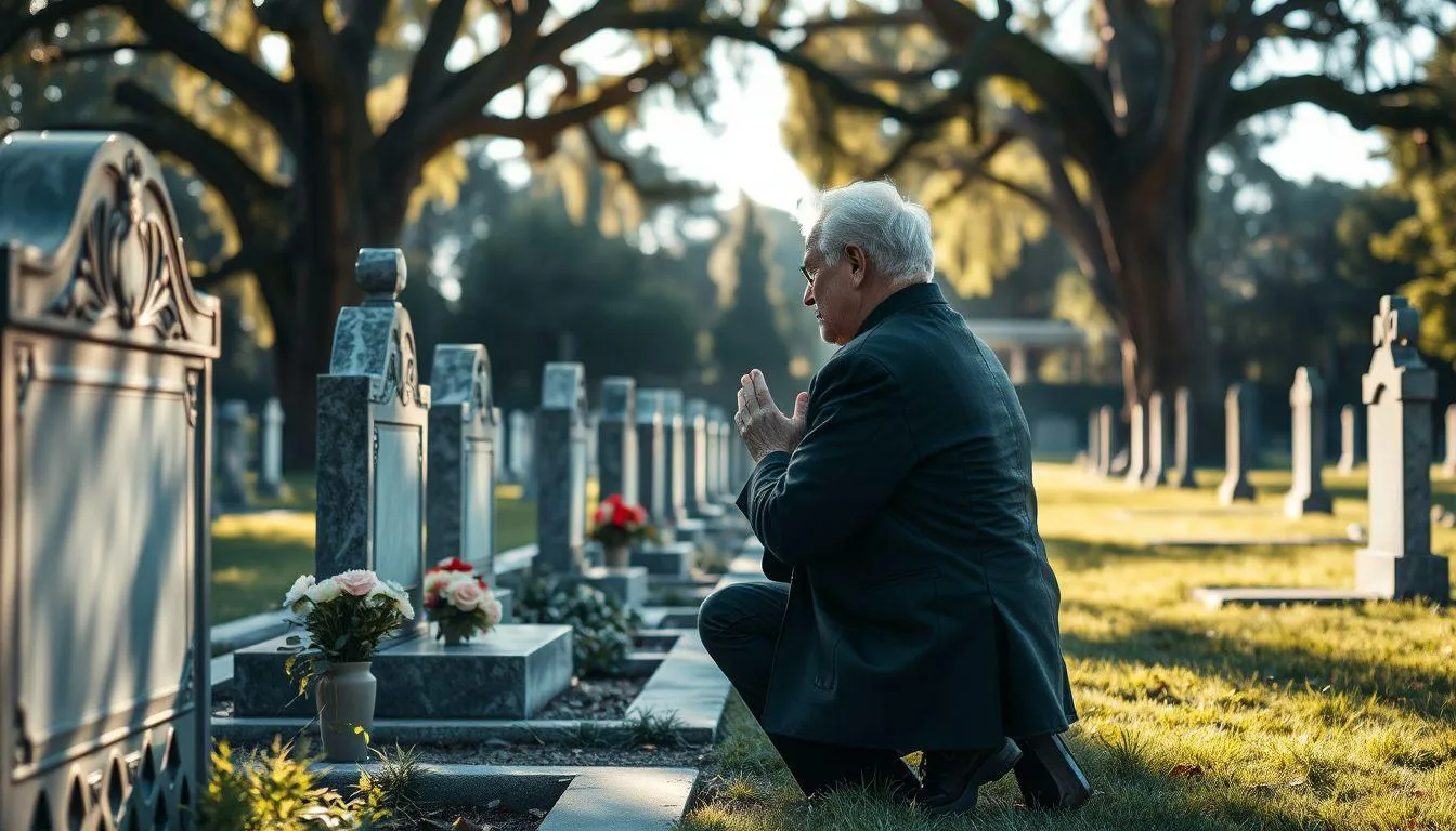 Manfaat Spiritual Kata Mutiara Ziarah Kubur ke Orang Tua (c) Ilustrasi AI