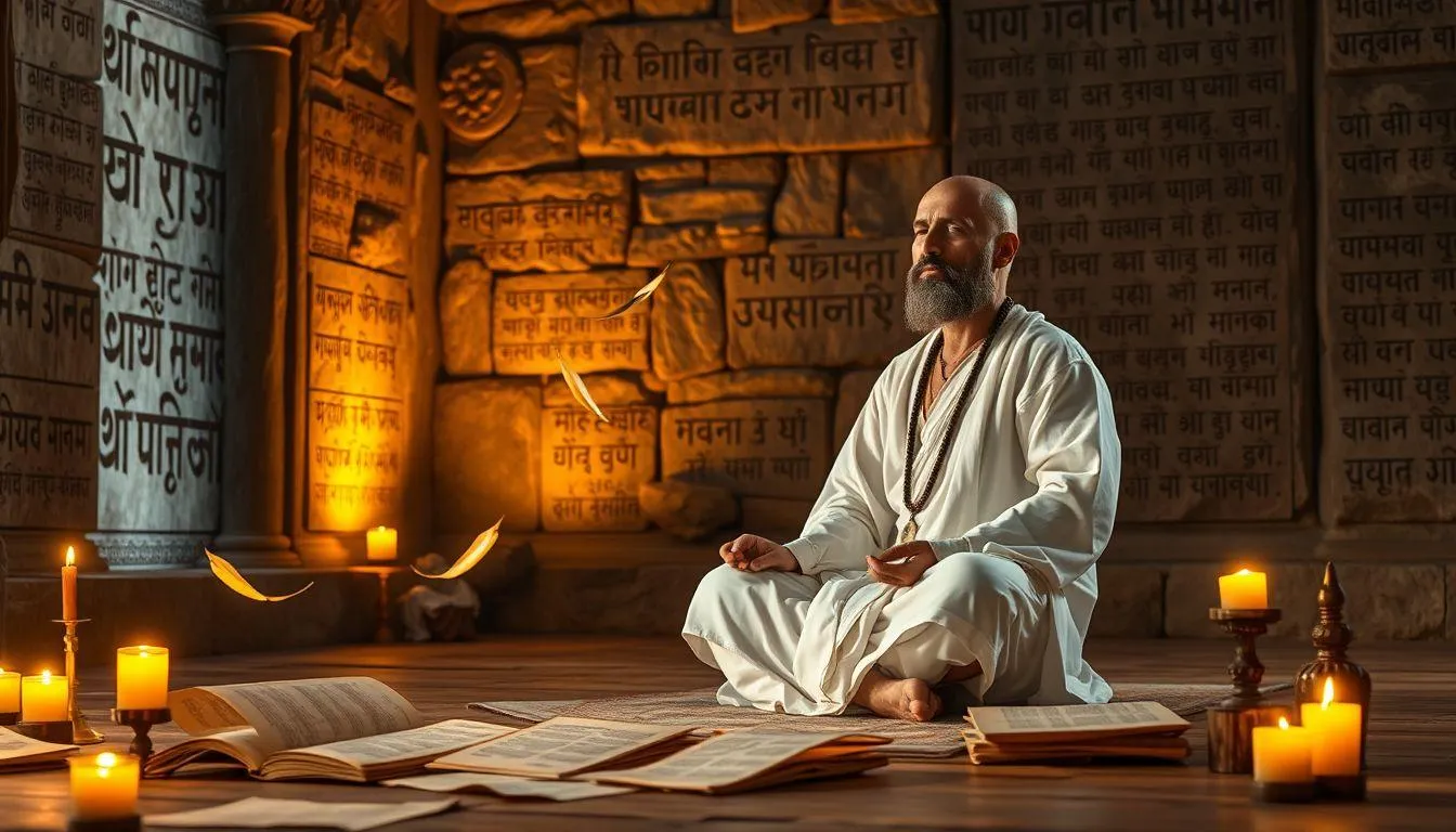 Filosofi dan Spiritualitas dalam Kata Sansekerta Keren (c) Ilustrasi AI