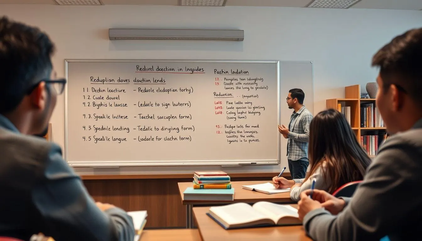 Makna dan Fungsi Kata Sifat yang Terbentuk dari Kata Ulang (c) Ilustrasi AI