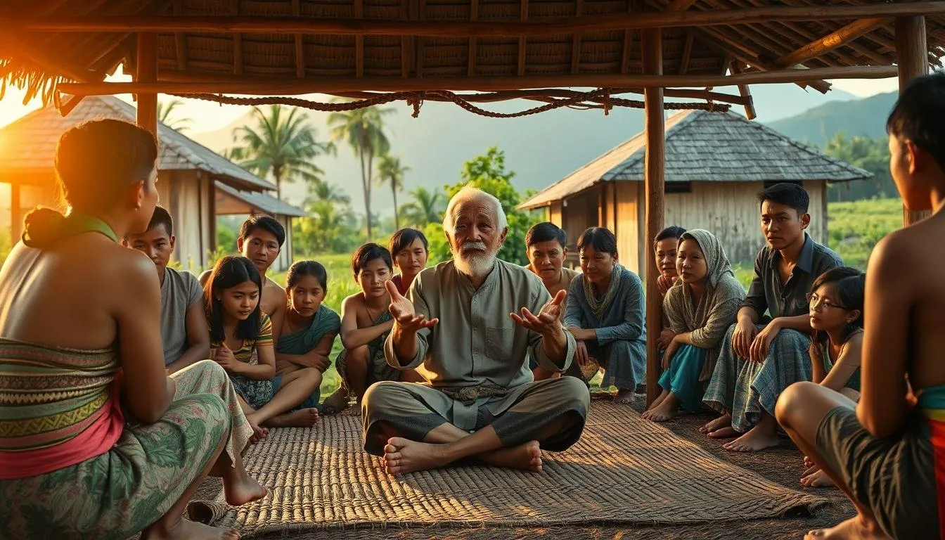 Paribasa Sunda Klasik untuk Menyindir Kesombongan (c) Ilustrasi AI