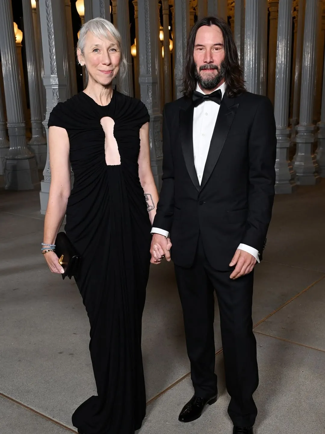 Keanu Reeves dan Alexandra Grant (credit: instagram/keanureeves.media)