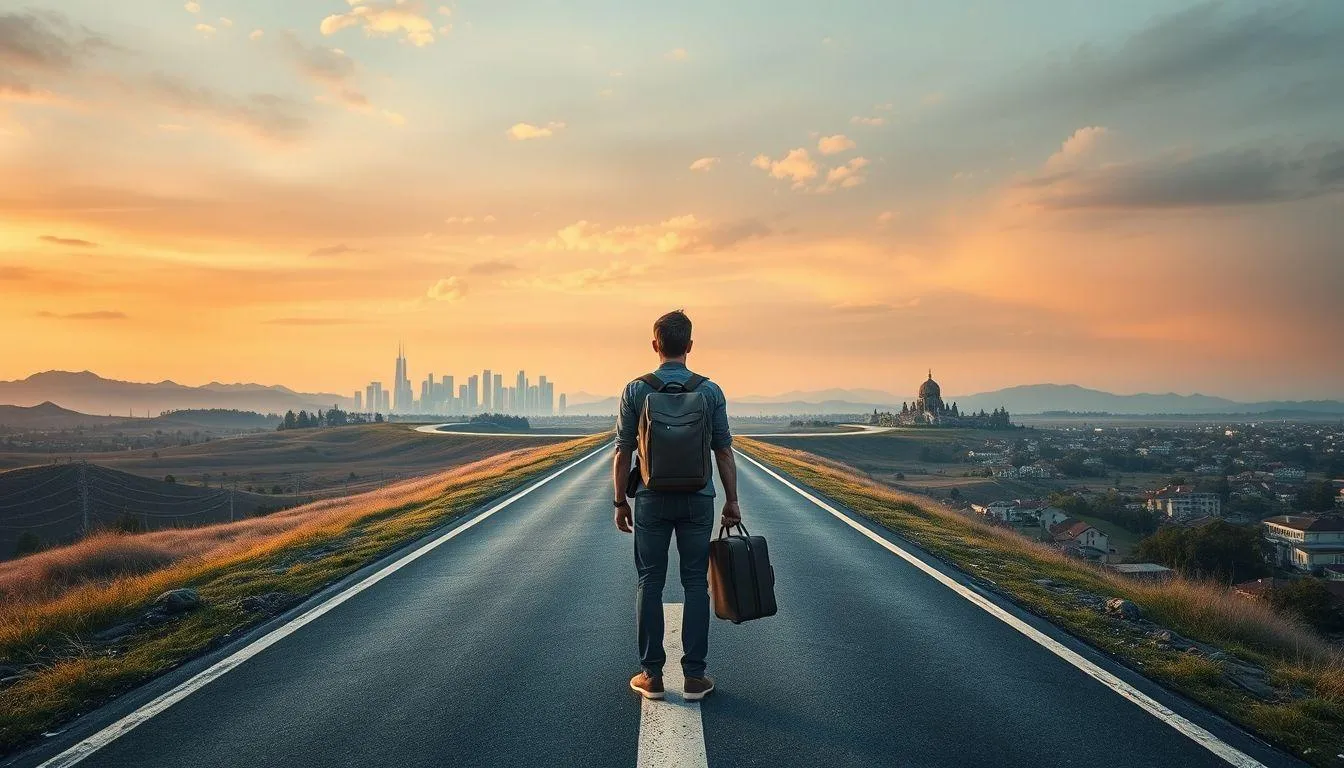 Pertanda Perjalanan dan Perpindahan (c) Ilustrasi AI