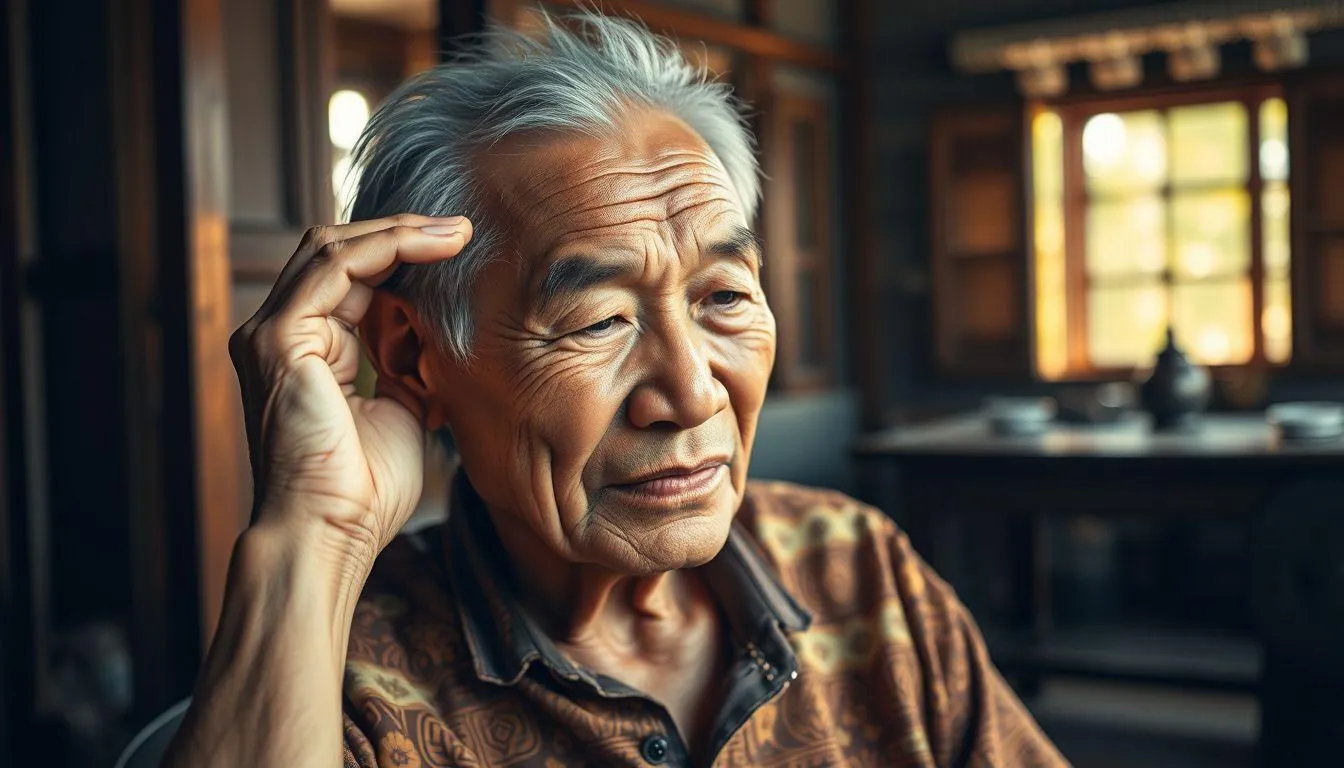 Makna Kedutan Kepala Kiri Dekat Telinga Menurut Primbon (c) Ilustrasi AI