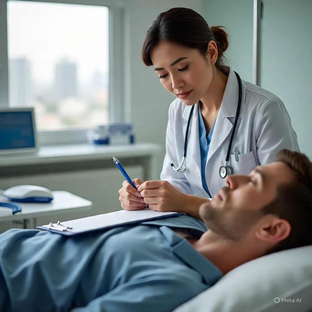 Pengertian Kedutan Paha Samping Luar Kanan (c) Ilustrasi AI