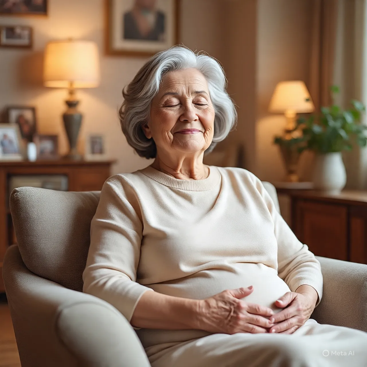 Pengertian Kedutan Perut Tengah dalam Primbon Jawa (c) Ilustrasi AI