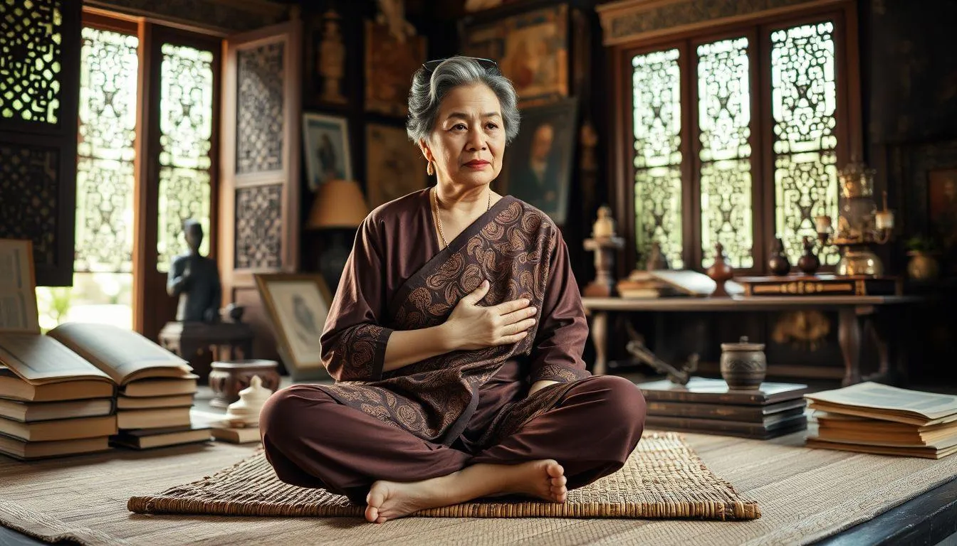 Relevansi Kedutan Perut Tengah Primbon di Era Modern (c) Ilustrasi AI