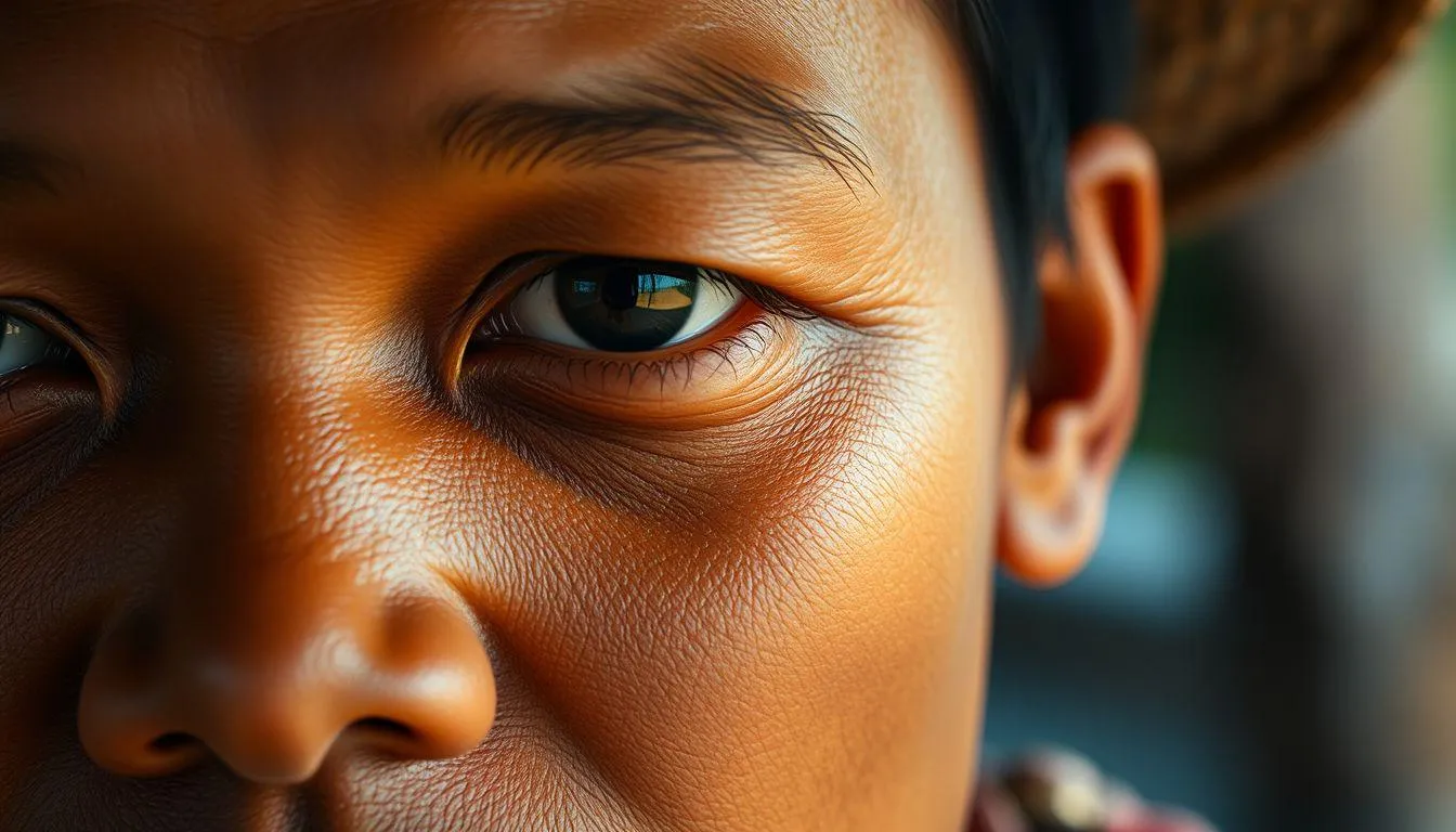 Lima Makna Utama Kedutan Sudut Mata Kanan Atas Menurut Primbon (c) Ilustrasi AI