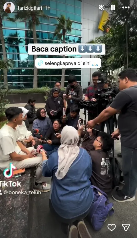 Fariz adik mendiang Tika wawancara © instagram/farizkigifari