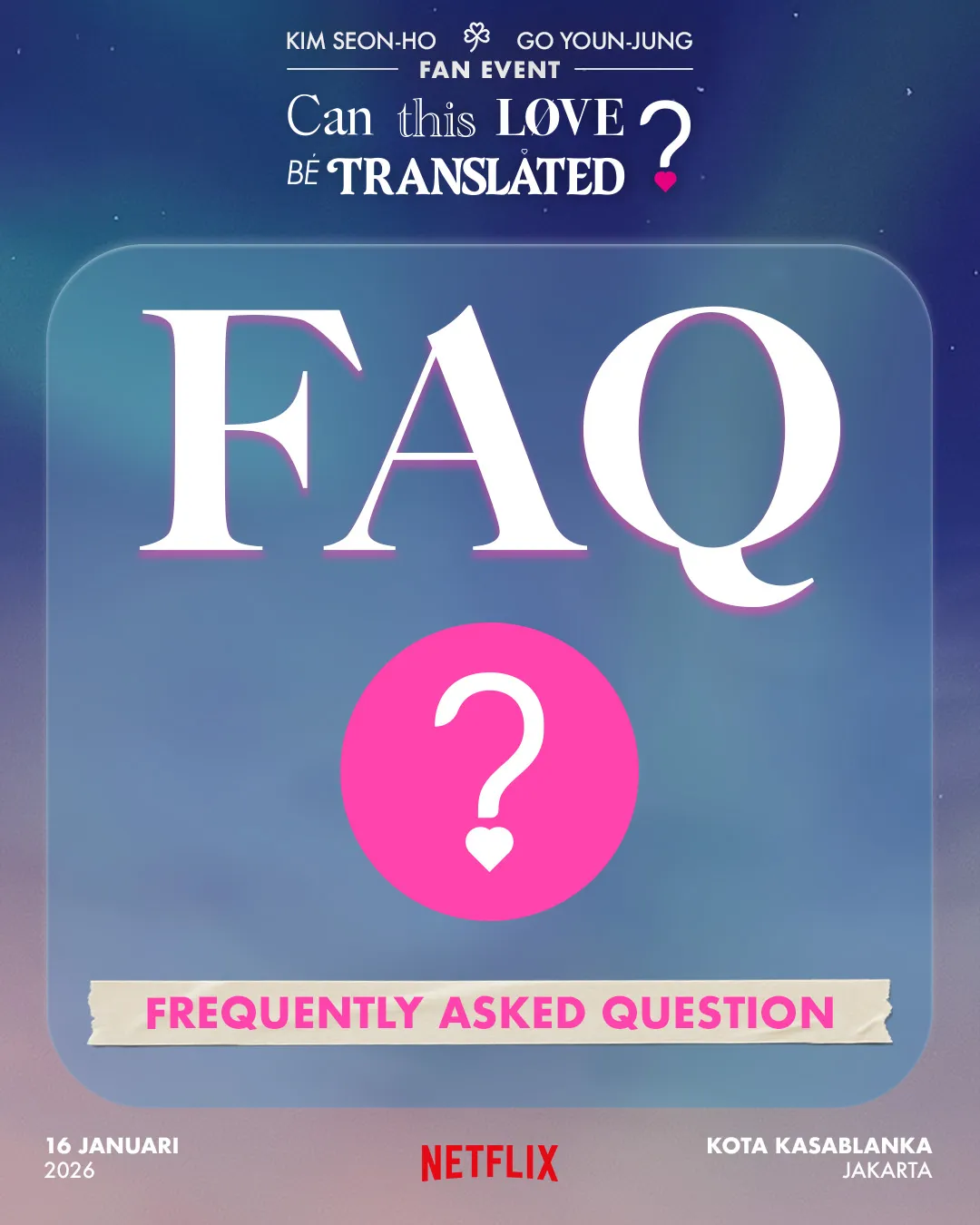 Kim Seon Ho dan Go Youn Jung akan gelar fan event gratis di Jakarta (credit:instagram.com/netflixid)