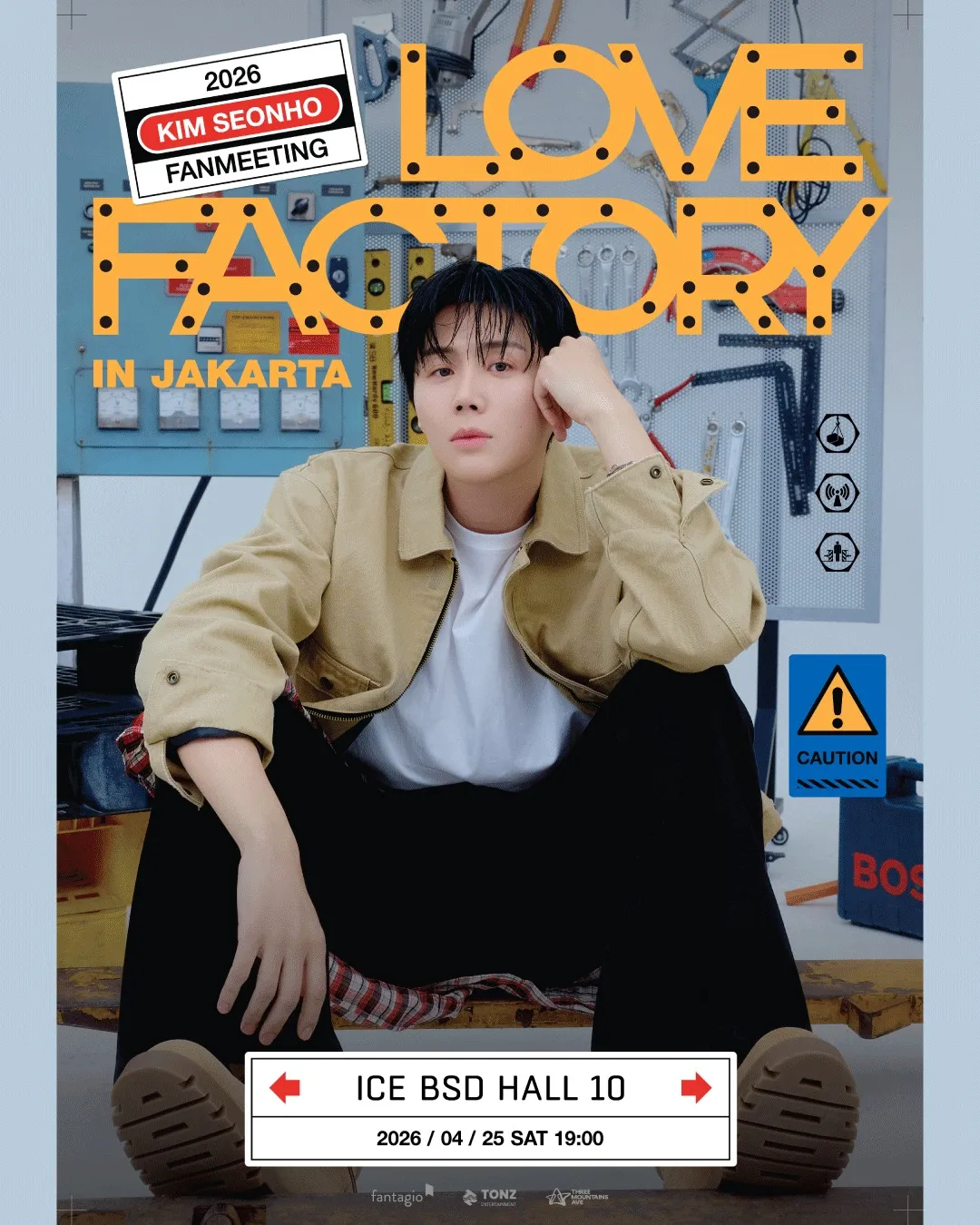 Poster Fan Meeting Kim Seon Ho (credit: instagram.com/threemountainsave)