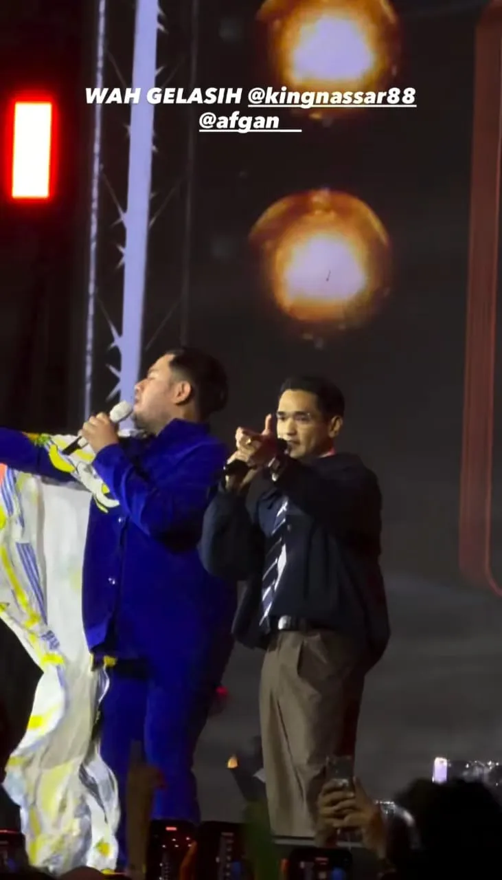 Duet Nassar dan Afgan yang Tak Disangka-sangka (credit: instagram/kingnassar88)