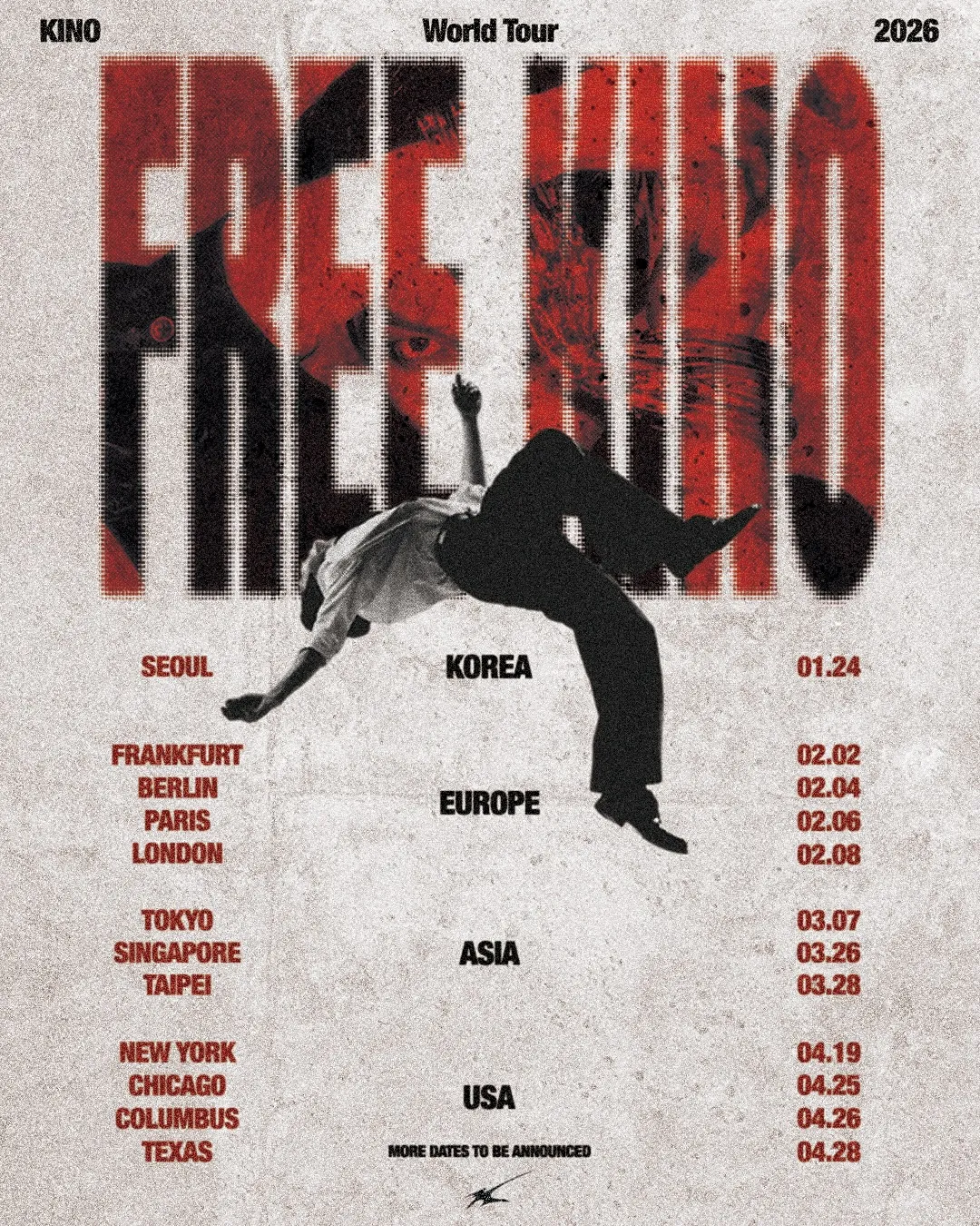 Jadwal Tour Dunia KINO/instagram.com/kino.tour