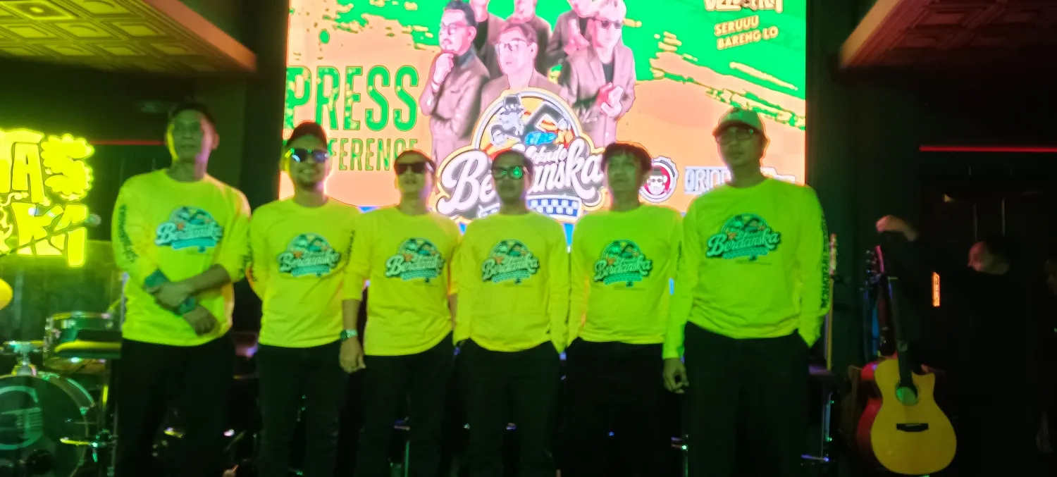 Tipe-X Kaus Kuning © KapanLagi.com/Sahal Fadhli