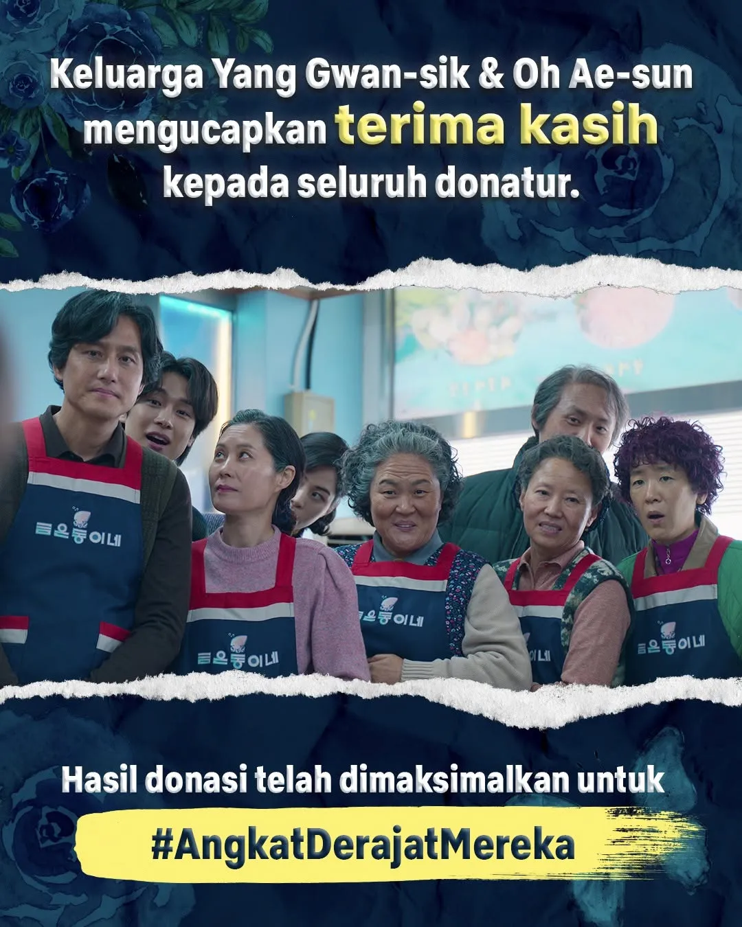 Netflix Ucapkan Terima Kasih Atas Donasi untuk Keluarga Gwan-Sik (credit: instagram/netflixid)