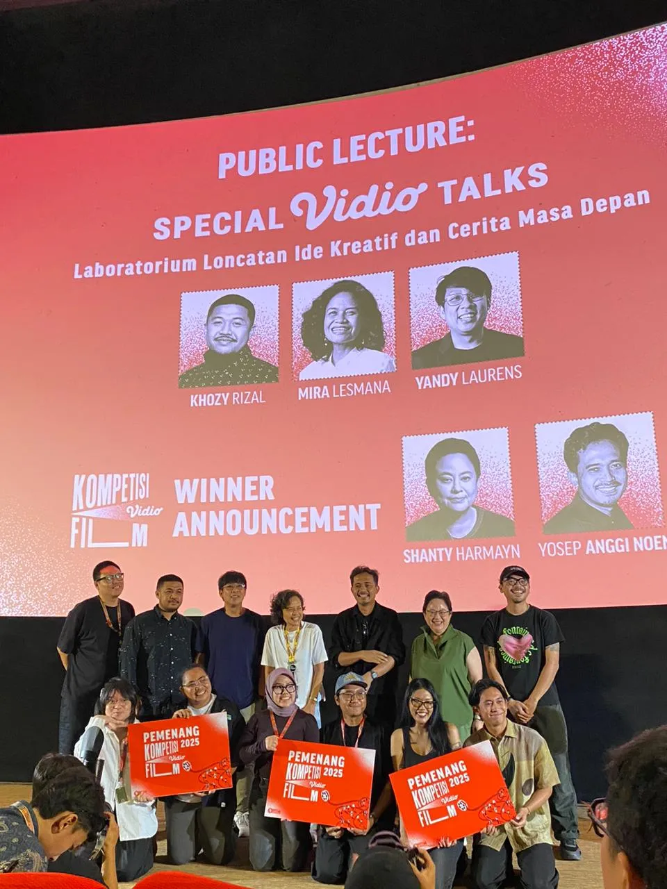 Vidio Umumkan Tiga Pemenang Kompetisi Film Vidio (credit: Kapanlagi.com/Nurul Wahida)