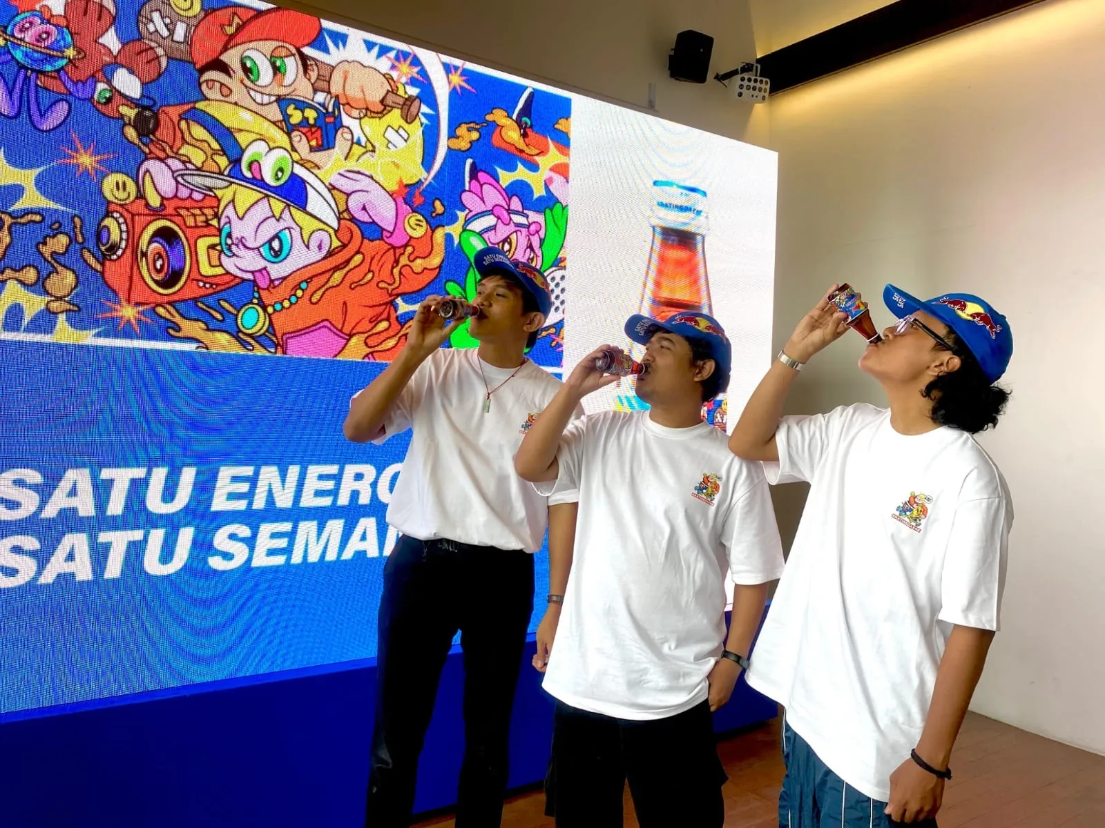 Pemenang top 3 challenge artwork #SatuSemangatPemuda. Foto: Umi Zakiyatun Khasanah.