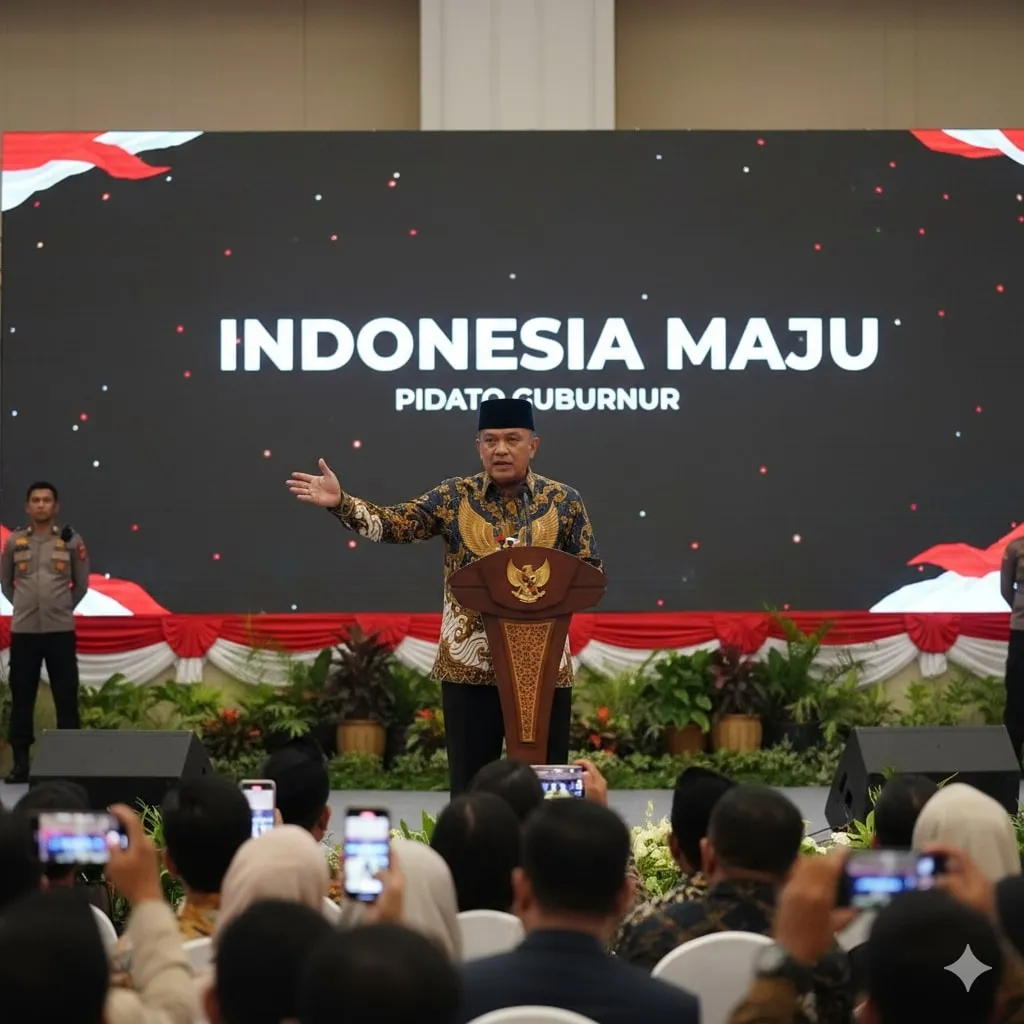 Jenis-Jenis Pidato Berdasarkan Tujuannya (c) Ilustrasi AI