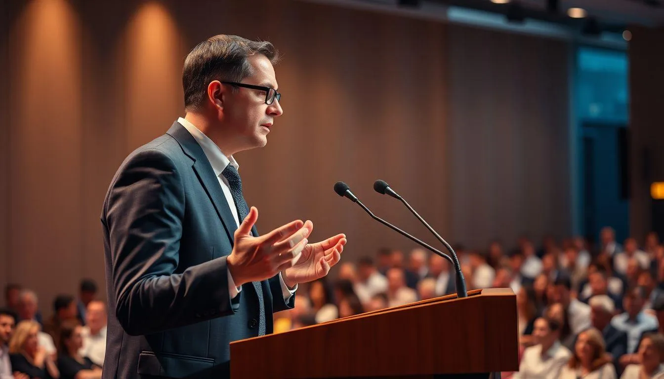 Pengertian dan Struktur Teks Pidato (c) Ilustrasi AI