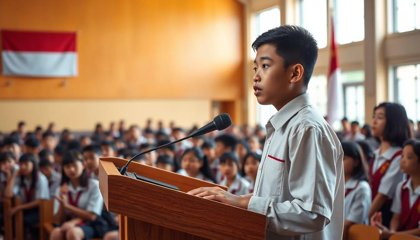 Contoh Teks Pidato Tentang Pendidikan (c) Ilustrasi AI