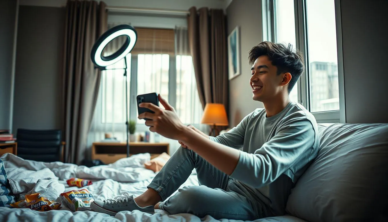 Jenis-Jenis Kata Kata Lucu TikTok Berdasarkan Tema (c) Ilustrasi AI